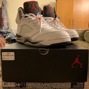 Retro 5 Air Jordan Sz 10.5